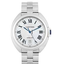 Thumbnail von Cartier Clé de Cartier WSCL0007 - Clé de Cartier 40 mm Automatic Silver Dial Men's Watch </h1>