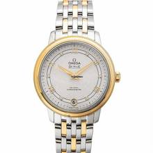 Thumbnail von Omega De Ville Prestige 424.20.33.20.52.001 - De Ville Prestige Co-Axial 32.7 mm Automatic Silver Dial Diamonds Ye </h1>