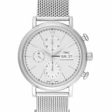 Thumbnail von IWC Portofino Chronograph IW391009 - Portofino Chronograph Automatic Silver Dial Men's Watch </h1>