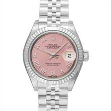 Thumbnail von Rolex Lady-Datejust 279174 - Lady-Datejust 28 Stainless Steel Fluted / Jubilee / Pink Roman </h1>