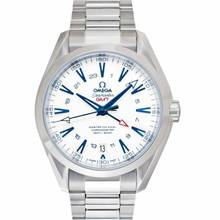 Thumbnail von Omega Seamaster Aqua Terra 231.90.43.22.04.001 - Seamaster Aqua Terra 150M Master Co-Axial GMT 43 mm Automatic White </h1>