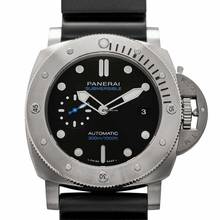 Thumbnail von Panerai PAM01305 - Luminor Submersible Automatic Black Dial 47 mm Men's Watch </h1>