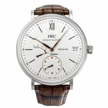 Thumbnail von IWC Portofino Handaufzug IW510103 - Portofino Hand-Wound Eight Days Manual-winding Silver Dial Men's Watch </h1>
