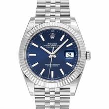 Thumbnail von Rolex Datejust 41 126334 - Datejust 41 Blue 18k White Gold/Steel Jubilee 41mm </h1>