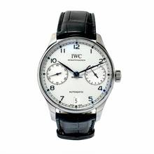 Thumbnail von IWC Portugieser Automatik IW500705 - Portugieser Automatic Silver Dial Men's Watch </h1>