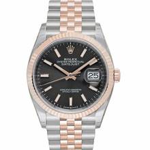 Thumbnail von Rolex Datejust 36 126231 - Datejust 36 Stainless Steel / Everose / Fluted / Dark Rhodium / Jubilee </h1>