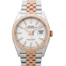 Thumbnail von Rolex Datejust 36 126231 - Datejust 36 Stainless Steel / Everose / Fluted / White / Jubilee </h1>