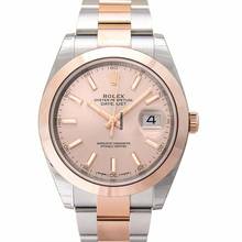 Thumbnail von Rolex Datejust 41 126301 - Datejust Automatic Sundust Dial Stainless Steel and Everose Gold Men's Watch </h1>