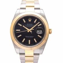 Thumbnail von Rolex Datejust 41 126303 - Datejust 41 Rolesor Yellow Smooth / Oyster / Black </h1>