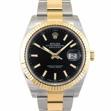 Thumbnail von Rolex Datejust 41 126333 - Datejust 41 Rolesor Yellow Fluted / Oyster / Black </h1>