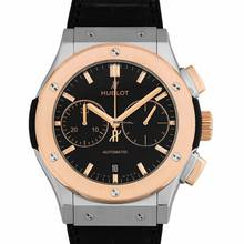 Thumbnail von Hublot Classic Fusion Chronograph 521.NO.1181.LR - Classic Fusion Chronograph Titanium King Gold Automatic Black Dial Men's </h1>