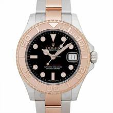 Thumbnail von Rolex Yacht-Master 37 268621 - Yacht-Master 37 Automatic Black Dial Ladies Steel and 18K Everose Gold Oyster Wat </h1>
