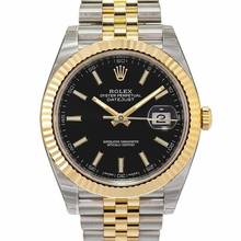 Thumbnail von Rolex Datejust 41 126333 - Datejust 41 Rolesor Yellow Fluted / Jubilee / Black </h1>