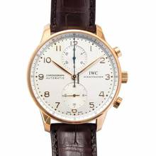 Thumbnail von IWC Portugieser Chronograph IW371480 - Portugieser Chronograph Automatic Silver Dial Men's Watch </h1>