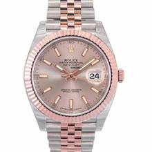 Thumbnail von Rolex Datejust 41 126331 - Datejust Automatic Sundust Dial Stainless Steel and Everose Gold Men's Watch </h1>