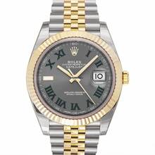 Thumbnail von Rolex Datejust 41 126333 - Datejust 41 Rolesor Yellow Fluted / Jubilee / Slate Roman </h1>