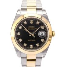 Thumbnail von Rolex Datejust 41 126303 - Datejust Automatic Black set with diamonds Dial Stainless Steel and Yellow Gold M </h1>