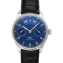 Thumbnail von IWC Portugieser Annual Calendar IW503502 - Portugieser Annual Calendar Automatic Blue Dial Men's Watch </h1>