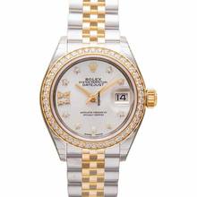 Thumbnail von Rolex Lady-Datejust 279383RBR - Lady Datejust Automatic Silver set with diamonds Dial Stainless Steel and Yell </h1>