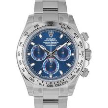  Rolex Daytona 116509 - Cosmograph Daytona White Gold / Blue </h1> 