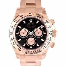 Thumbnail von Rolex Daytona 116505 - Cosmograph Daytona Automatic Black Dial 18K Everose Gold Oyster Bracelet Men's Wa </h1>