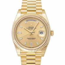 Thumbnail von Rolex Day-Date 40 228238 - Day Date Automatic Champagne-colour set with diamonds Dial 18k Yellow Gold Men's </h1>