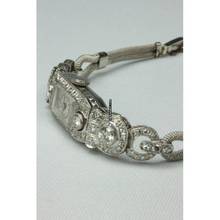 Thumbnail von Art Deco Brillant-Platin-Damenarmbanduhr
