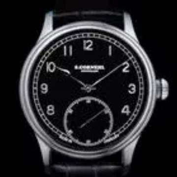  Cornehl Classic Black Lünette doppelbombiert Zwiebelkrone 