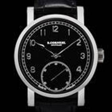  Cornehl Classic Black Lünette flach Krone zylindrisch 