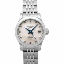 Thumbnail von Longines Record L23204876 - Record Automatic Mother of pearl Dial Diamond Indexes Ladies Watch </h1>