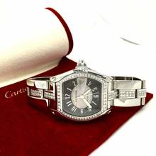 Thumbnail von Cartier Roadster 2510 Automatic Steel Men’s/Unisex Watch DIAMOND Bez </h1>