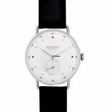 Thumbnail von NOMOS Metro Neomatik 1114 - Metro Neomatik 39 Silvercut Automatic White Dial 38.5mm Men's Watch </h1>
