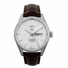 Thumbnail von TAG Heuer Carrera Calibre 5 WAR201B.FC6291 - Carrera Calibre 5 Day-Date Automatic Silver Dial Men's Watch </h1>