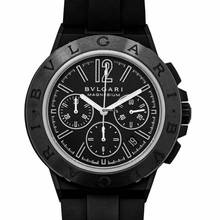  Bulgari 102428 - Magnesium Chronograph Automatic Black Dial Men's Watch </h1> 