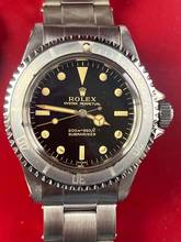 Thumbnail von Rolex Submariner (No Date) 5513 Submariner Gilt Underline Dial 1.0 Mio./1964 Erstbesitz B & P Pointed crown guard-service Rolex mit Karte