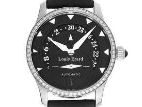  Louis Erard Emotion Lady Emotions Stahl Automatik Diamond 36mm Neu 