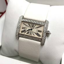 Thumbnail von Cartier Tank Divan Quartz 31mm Steel 1.49TCW DIAMONDS Watch </h1>