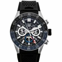 Thumbnail von TAG Heuer Carrera CBG2A1Z.FT6157 - Carrera Calibre Heuer 02 Chronograph Automatic Skeleton Dial Men's Watch </h1>