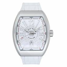 Thumbnail von Franck Muller Vanguard V41 SC DT AC BC - VANGUARD Automatic White Dial Stainless Steel Unisex Watch </h1>