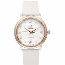 Thumbnail von Omega De Ville Prestige 424.22.33.20.55.001 - De Ville Prestige Co-Axial 32.7 mm Butterfly Automatic White Pearled </h1>