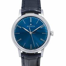 Thumbnail von Zenith Elite 6150 03.2272.6150/51.C700 - Elite 6150 Stainless Steel Automatic Blue Dial Men's Watch </h1>