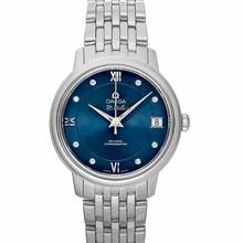 Thumbnail von Omega De Ville Prestige 424.10.33.20.53.001 - De Ville Prestige Co-Axial 32.7 mm Automatic Blue Dial Diamonds Ladi </h1>
