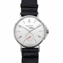  NOMOS Ahoi 550 - Ahoi White Silver-plated Dial Black Textile Strap Automatic Men's Watch/40MM </h1> 