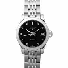  Longines Record L23204576 - Record Automatic Black Dial Diamond Ladies Watch </h1> 