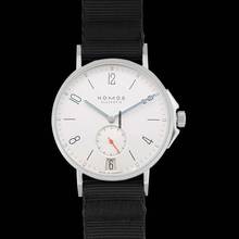 Thumbnail von NOMOS Ahoi Datum 551 - Nomos Glashutte Ahoi Date Silver/Textile Strap 40.3mm </h1>