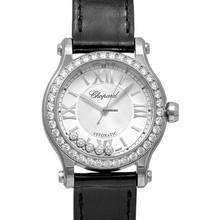 Thumbnail von Chopard Happy Sport 278573-3003 - Happy Sport Automatic Silver Dial Stainless Steel Ladies Watch </h1>