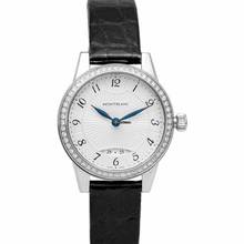 Thumbnail von Montblanc Bohème 111208 - Bohème Quartz Silvery-white guilloche Dial Steel Ladies Watch </h1>