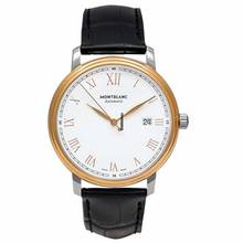  Montblanc Tradition 114336 - Tradition Automatic Date Automatic White Dial Men's Watch </h1> 