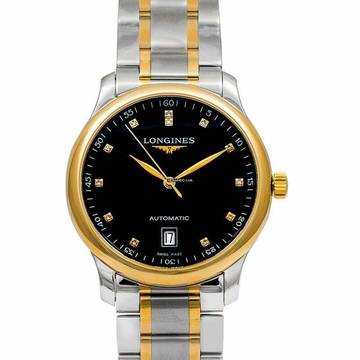  Longines Master Collection L26285577 - Master Collection Automatic Black Dial Diamond Indexes Men's Watch </h1> 
