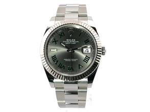 Thumbnail von Rolex Datejust 41 Edelstahl Weißgold 126334 Rhodium Römisch Oyster </h1>